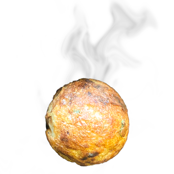 たこやきの外はパリッ！